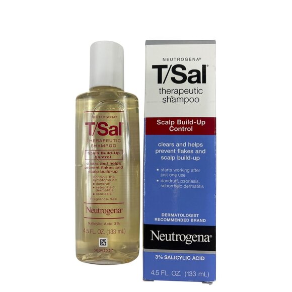 Neutrogena T/Sal Therapeutic Shampoo 3% Salicylic Acid Scalp Build-Up Control - Picture 1 of 7